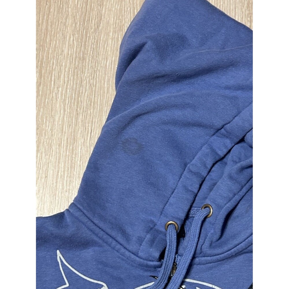 Ed Hardy Free Bird Cropped Zip Up Graphic Front and Back Hoodie sz Medium - Picture 6 of 8